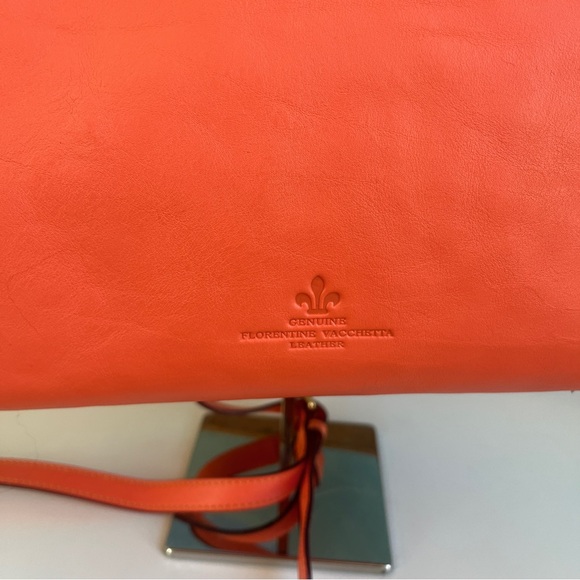 Rare Salmon Large Amelia Tote in Vachetta Florentine Leather Dooney & Bourke - Picture 3 of 16